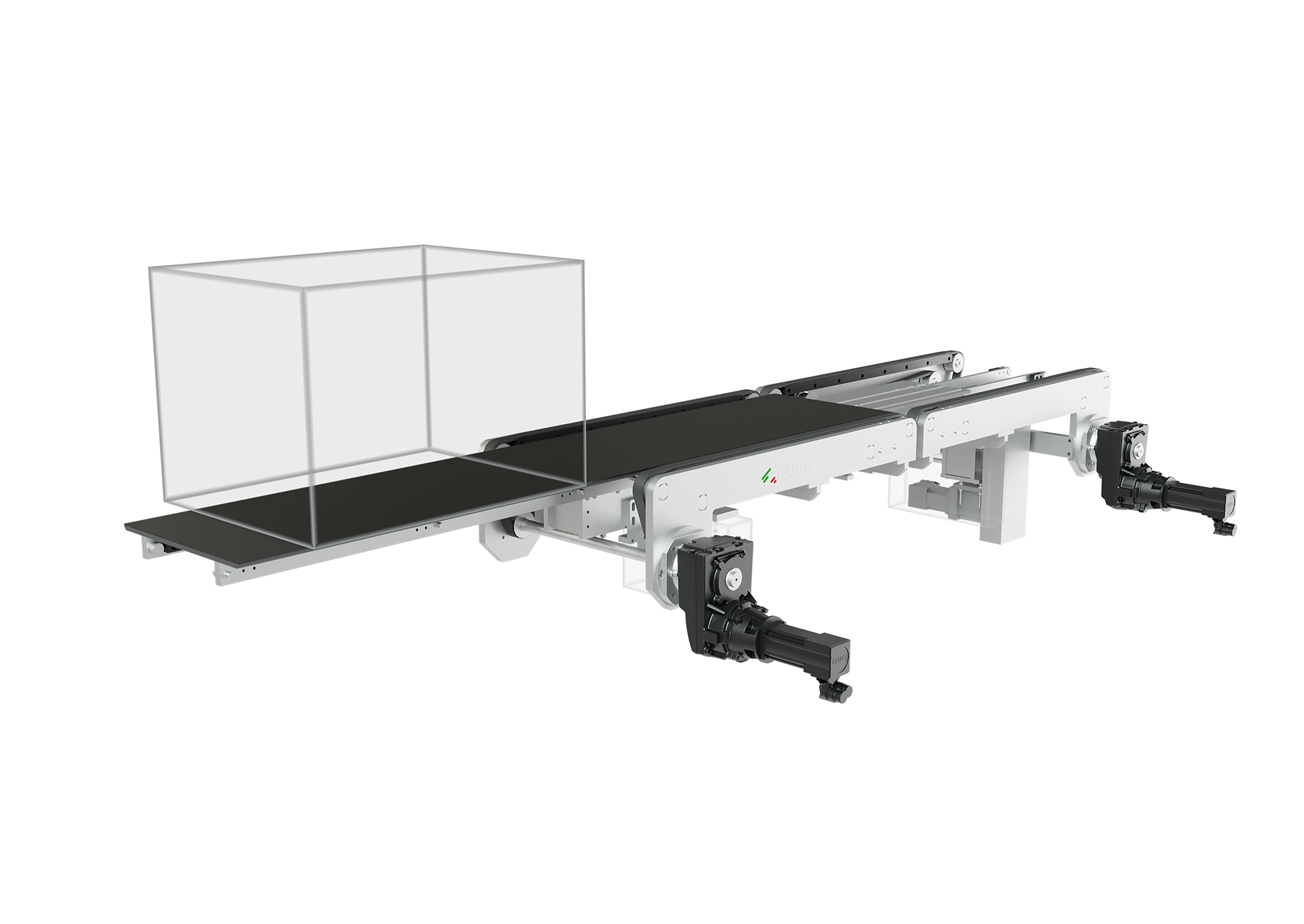 Forcola telescopica Belt conveyor system