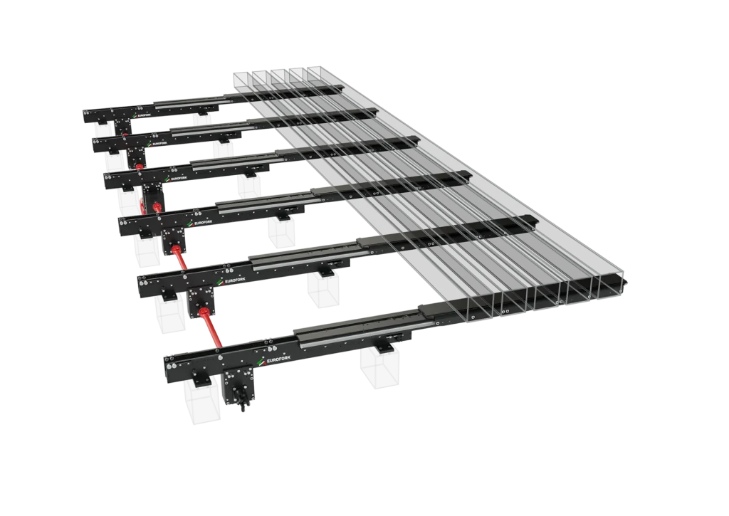 Forcola telescopica heavy loads