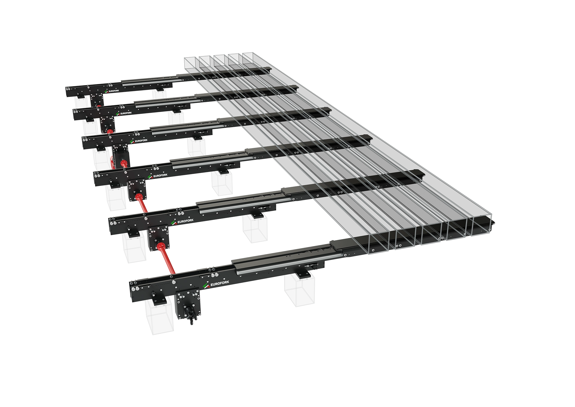 Forcola telescopica heavy loads