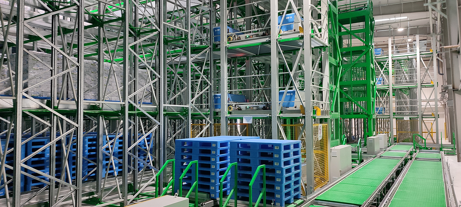 Warehouse layout. Efficiency, space and automation